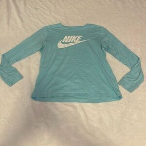 Light blue Nike long sleeve Tee